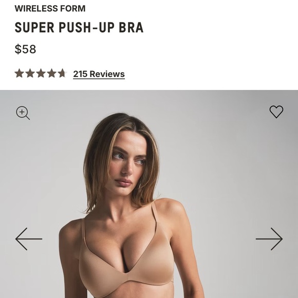 Wireless Form Super Push-Up Bra - Tan - Picture 1 of 8